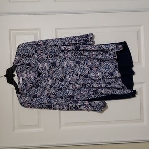 Dress Barn Westport Blouse, Blue, 1X